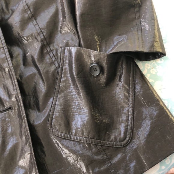 TRIBAL jacket in black button-up with sheen - Picture 10 of 12